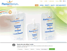 Tablet Screenshot of pharmamillennium.com